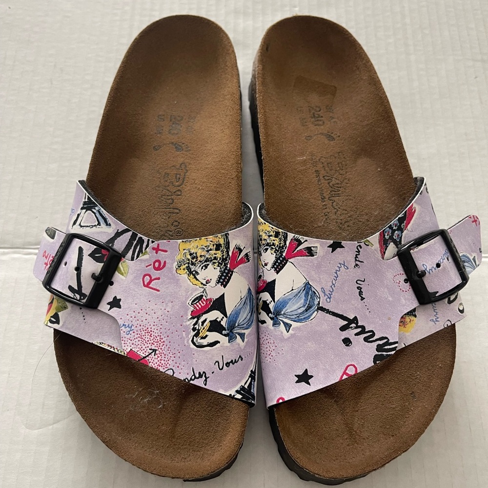 Birki’s by Birkenstock Catalina Retro Paris Slip On Sandals Size 37 Women’s 6